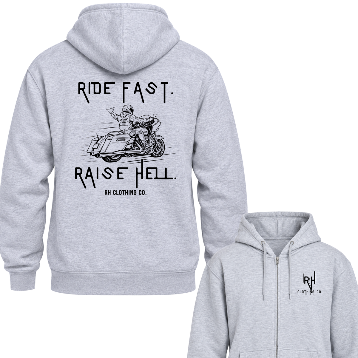 Open Road Zip Up Hoodie