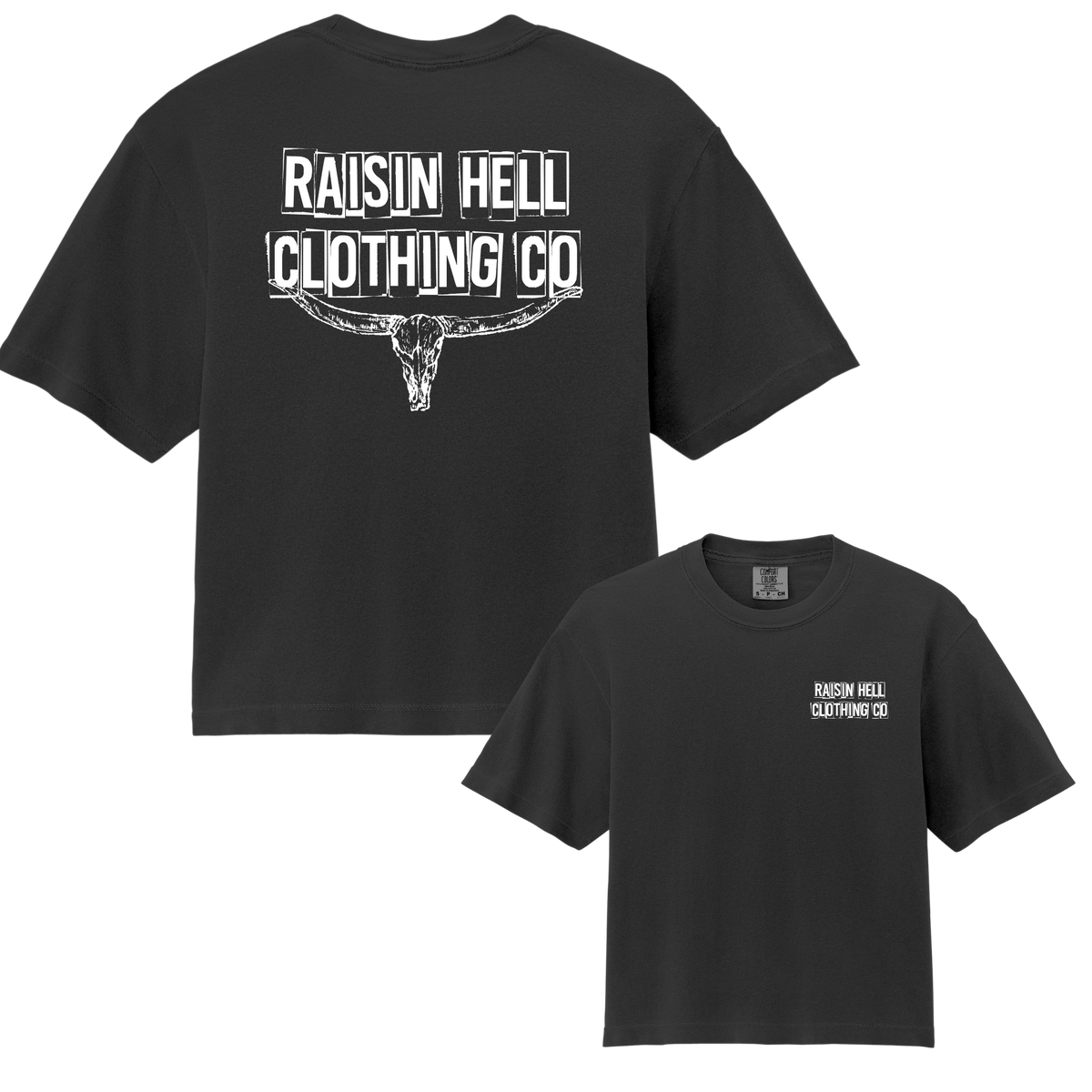 Women's Cut & Paste CROP Tee