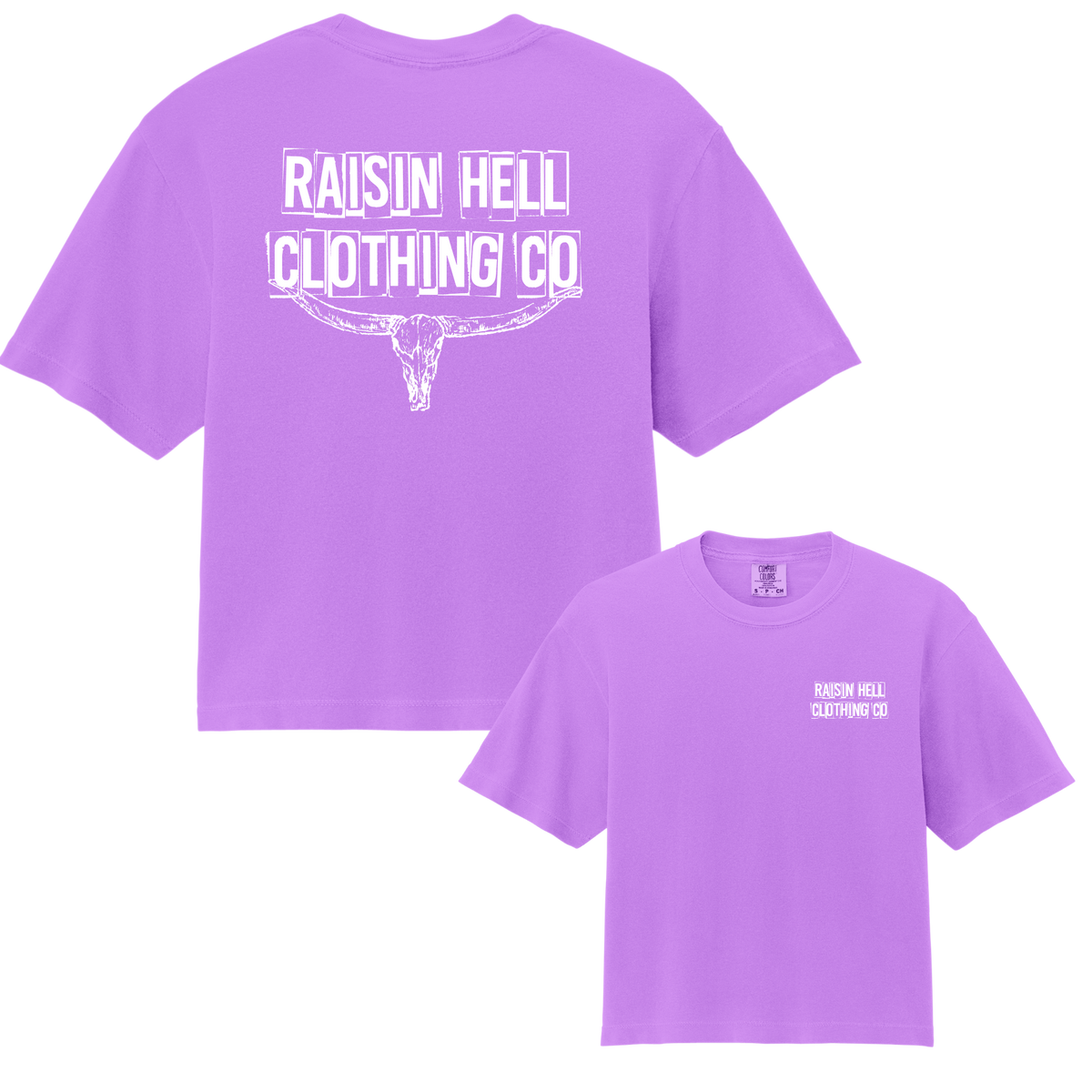 Women's Cut & Paste CROP Tee