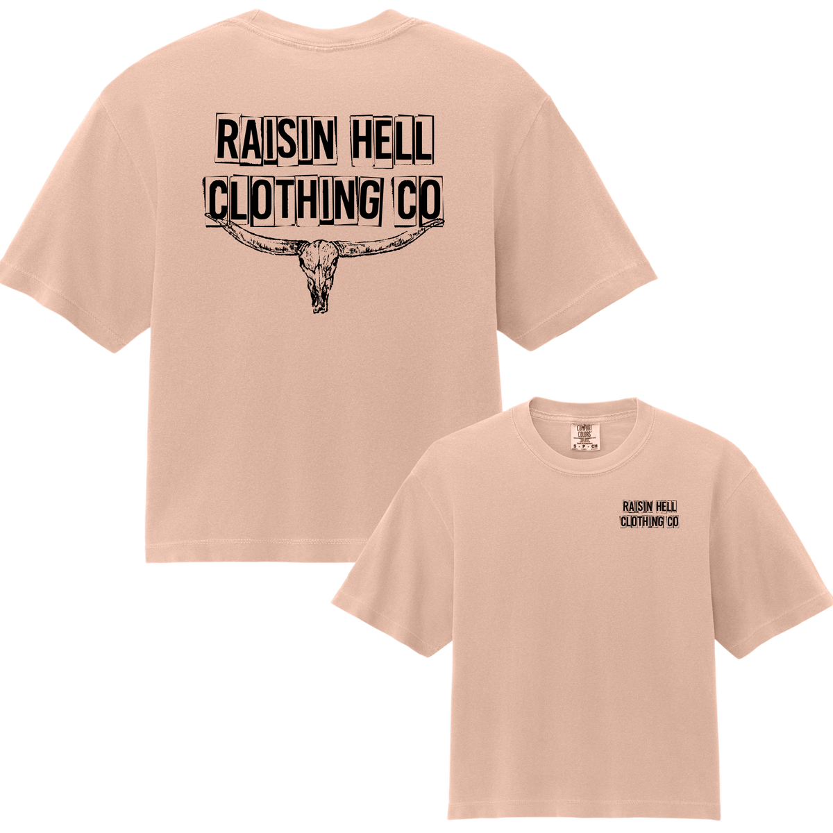 Women's Cut & Paste CROP Tee