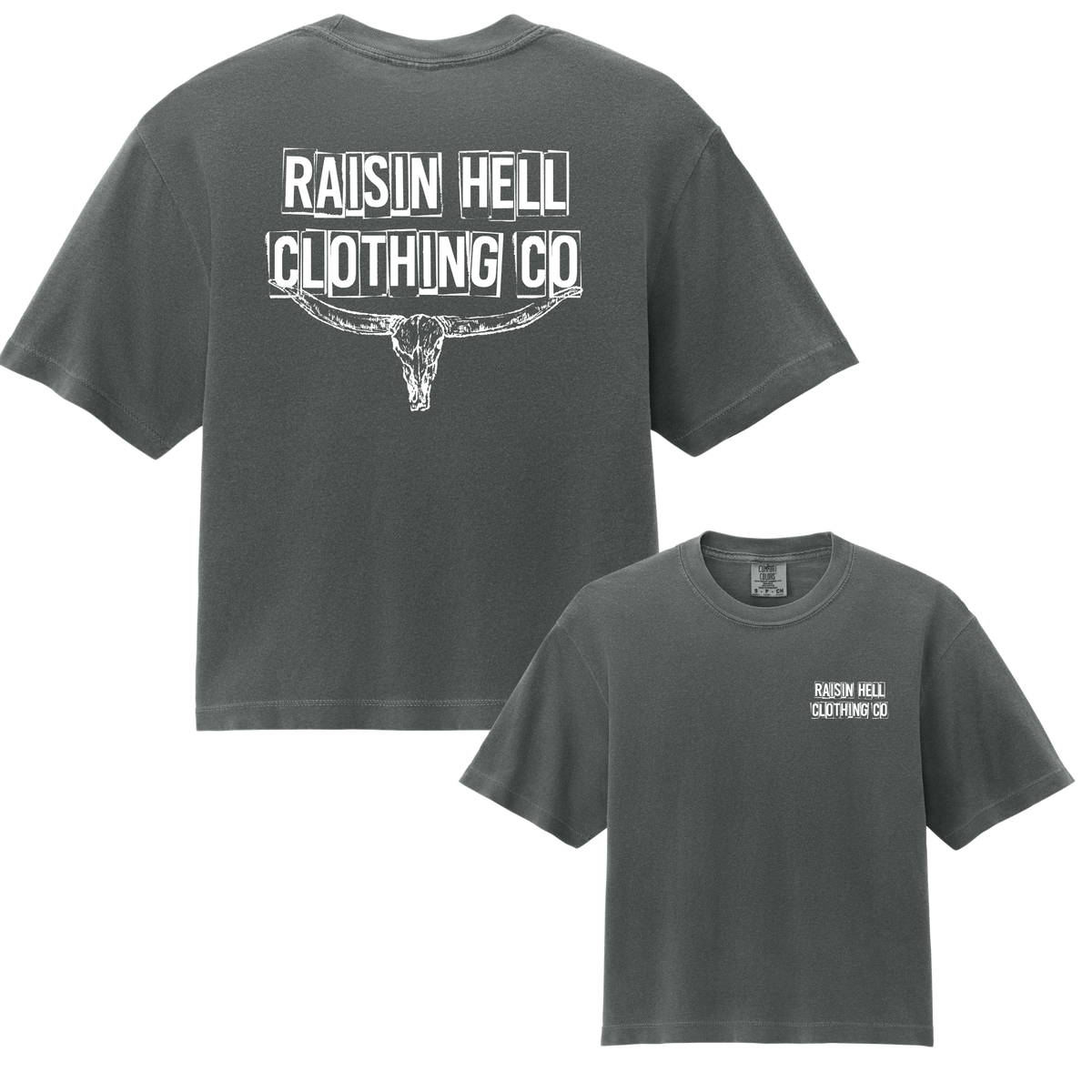 Women's Cut & Paste CROP Tee